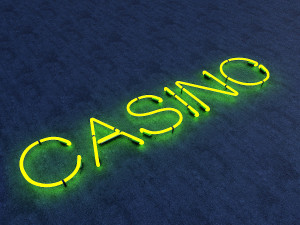 casino neon sign 3D Model