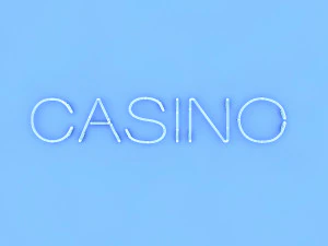 casino neon sign 3D Model