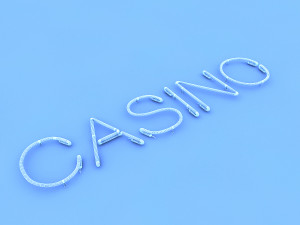 casino neon sign 3D मॉडल