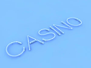 casino neon sign 3D Model