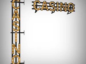 sinal de l&acirc;mpada casinor Modelo 3D