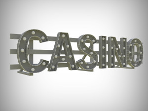 casinor bulb sign 3D Model