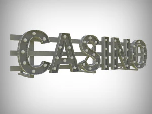 casinor bulb sign 3D Model
