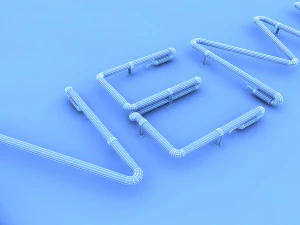 cinema neon sign 3D Model