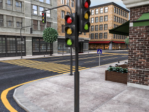 modular city 3Dモデル