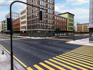 modular city 3Dモデル