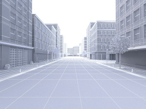 modular city 3Dモデル