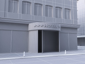 modular city 3Dモデル