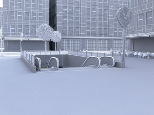 modular city 3Dモデル