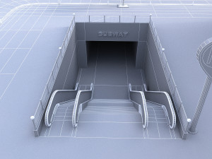 modular city 3Dモデル