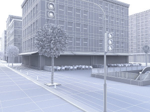 modular city 3Dモデル