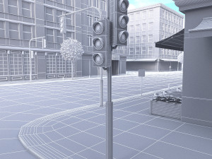 modular city 3Dモデル