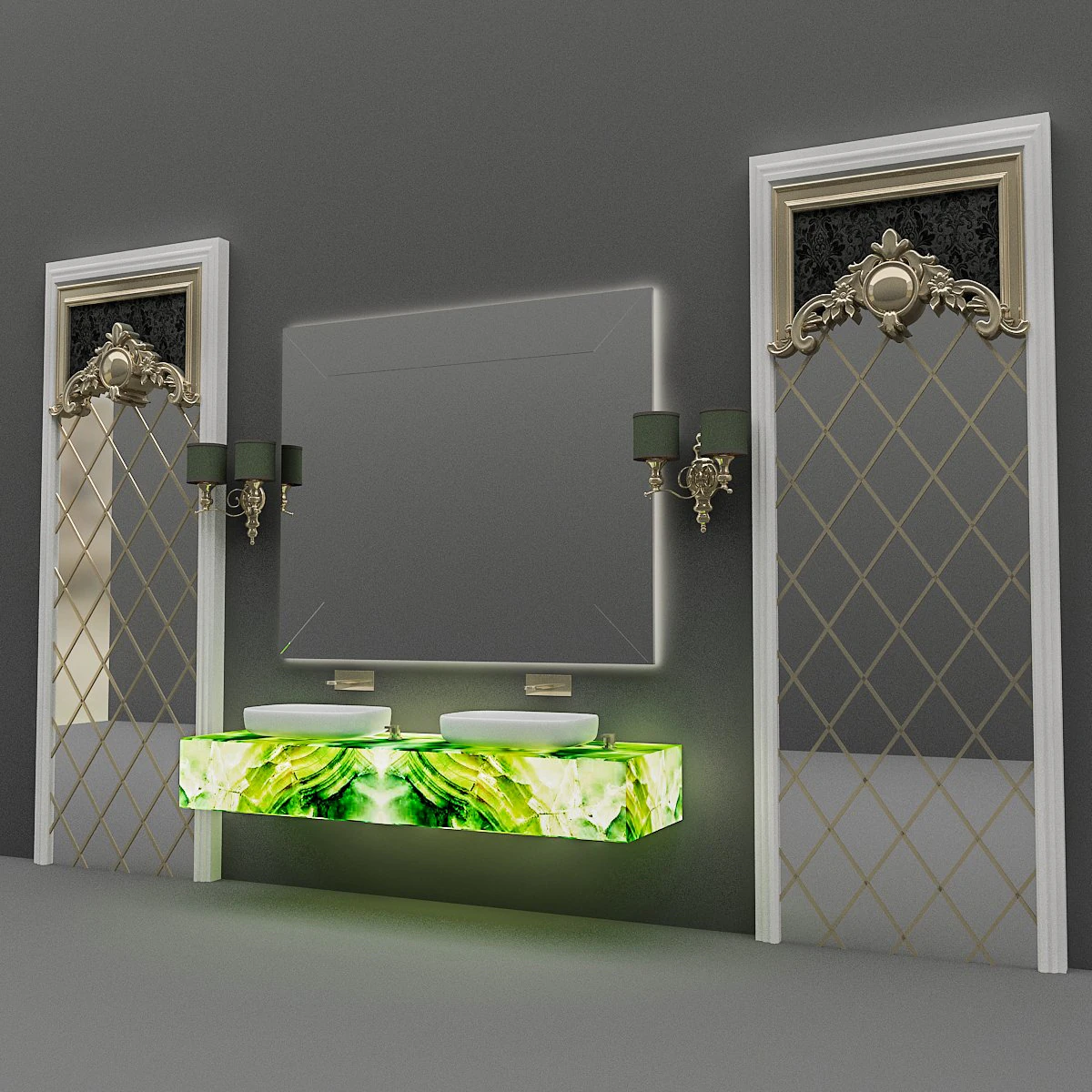 classic sink 3D Model .c4d .max .obj .3ds .fbx .stl .blend 
