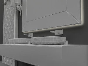 classic sink 3D Model