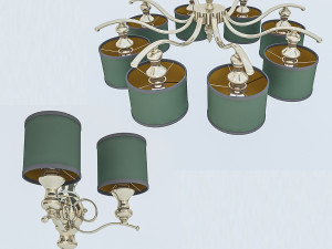 classical lamp Modello 3D