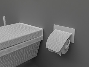 toilet set 3D Model
