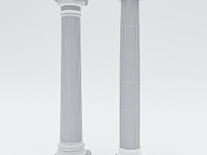 classic columns 2 3D 모델