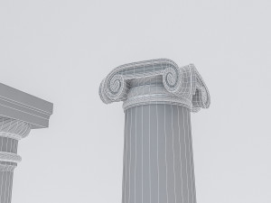 classic columns 2 3D 모델