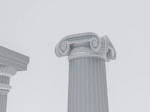 classic columns 2 3D Model