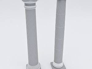 classic columns 2 3D 모델