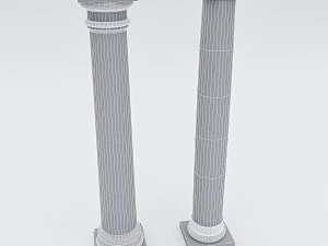 classic columns 2 3D Model