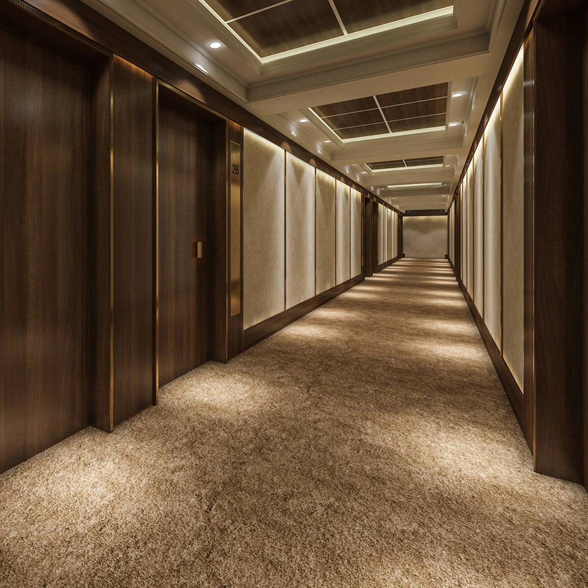 corridor 3D Model .c4d .max .obj .3ds .fbx .stl .blend 