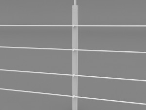 steel railing 3D Model