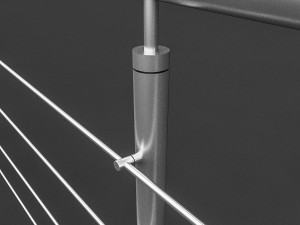 steel railing 3D Model