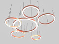 3d circle lamp set 3D Models