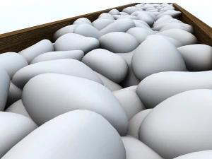 decorative pebbles 3D Model