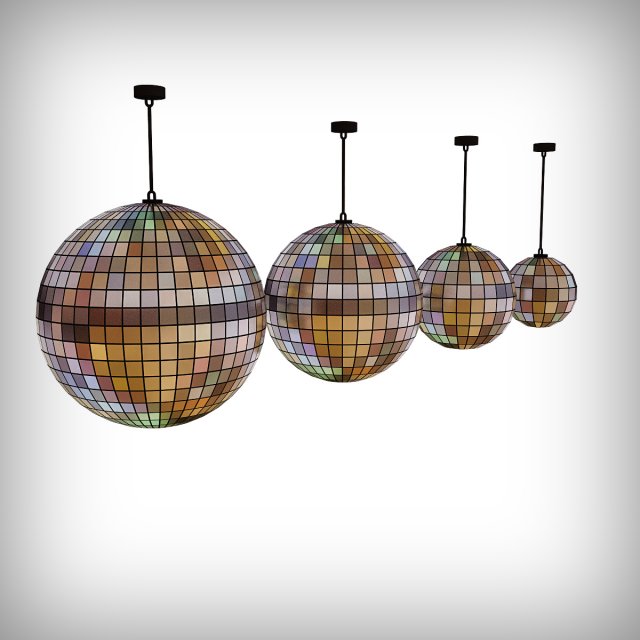 3d disco ball 3D Model .c4d .max .obj .3ds .fbx .stl .blend 
