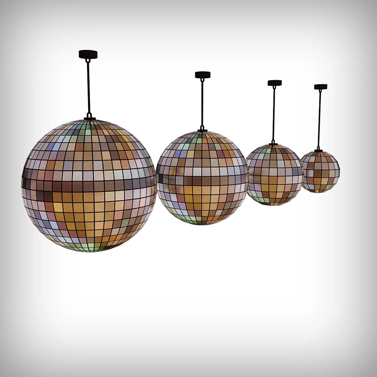 3d disco ball 3D Model .c4d .max .obj .3ds .fbx .stl .blend 