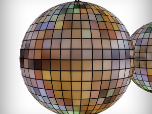 3d disco ball 3D Model