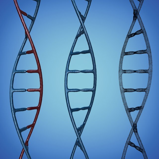3d dna model Modello 3D .c4d .max .obj .3ds .fbx .stl .blend 