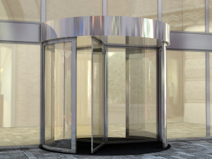 revolving door 3D-Modell