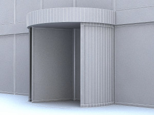revolving door Modelo 3D