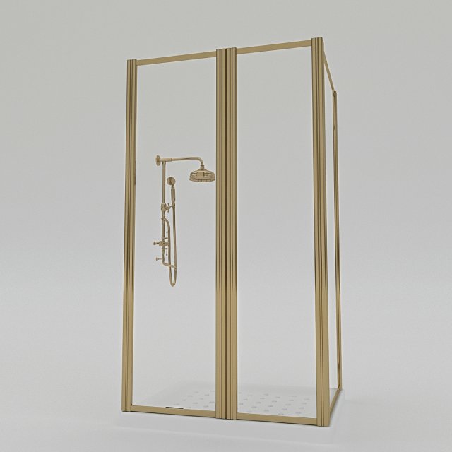 shower cabine 3Dモデル .c4d .max .obj .3ds .fbx .stl .blend 