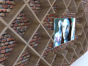 Shelf and television 3D Model