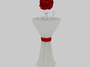 wedding table 3D Model