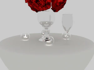wedding table 3D Model