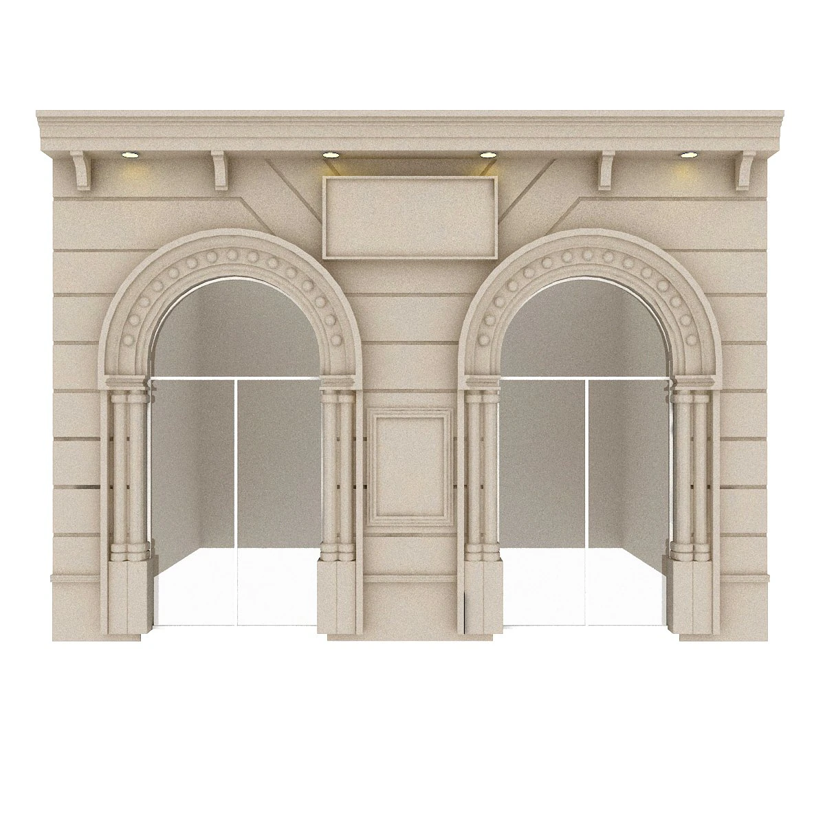 classic building 2 3D Model .c4d .max .obj .3ds .fbx .stl .blend 