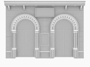 classic building 2 Model 3D