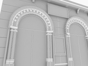 classic building 2 Model 3D