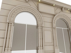 classic building 2 Model 3D