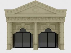 bangunan klasik Model 3D