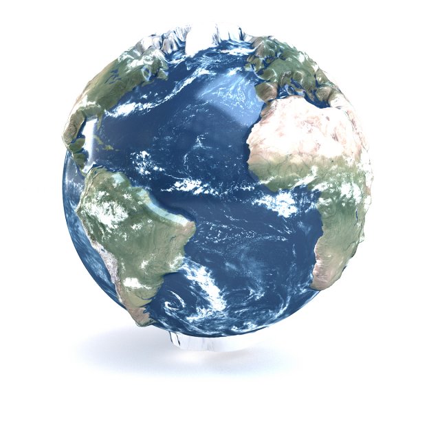 3d earth model 3D Модель .c4d .max .obj .3ds .fbx .stl .blend 