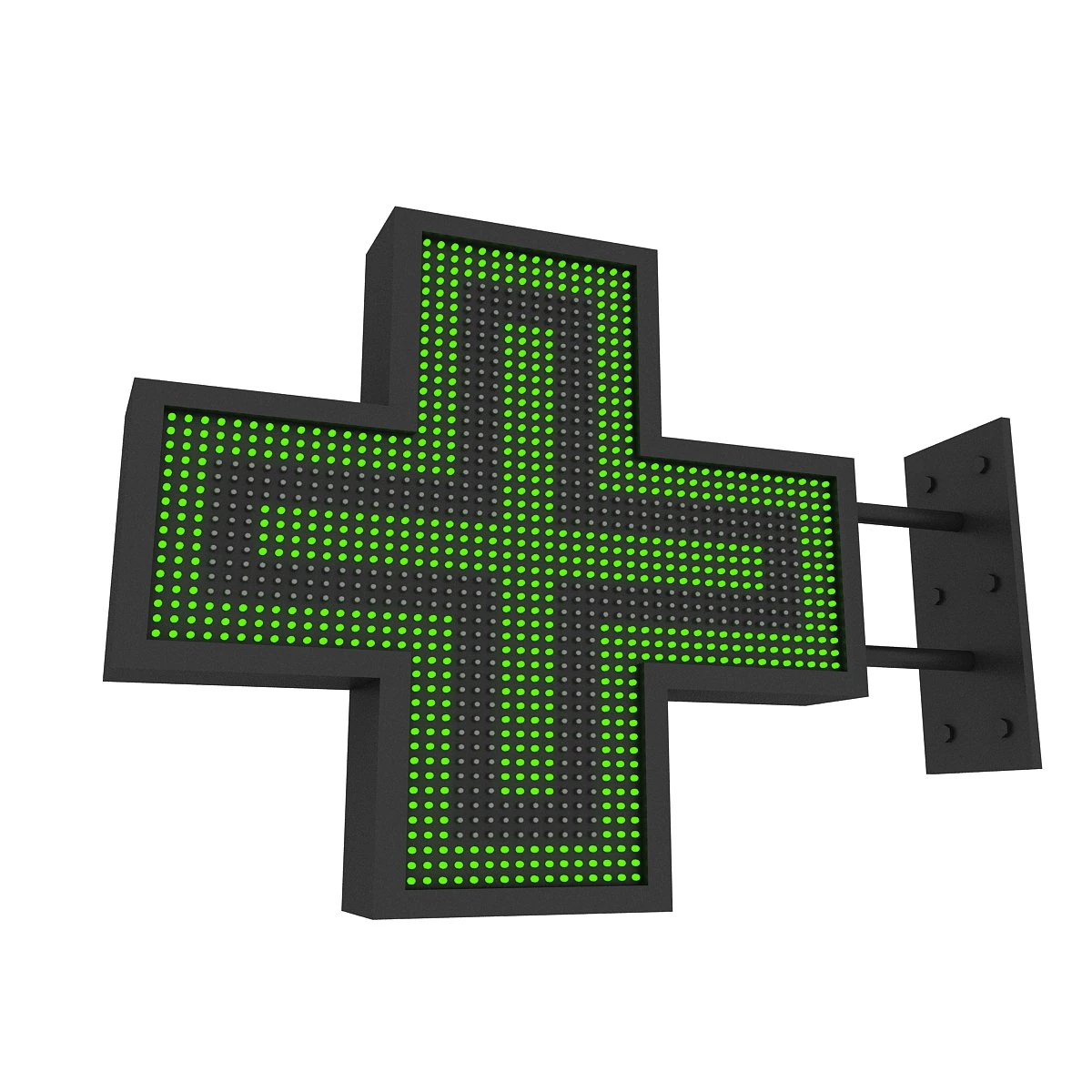 pharmacy sign 3D Model .c4d .max .obj .3ds .fbx .stl .blend 