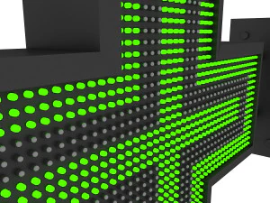 pharmacy sign 3D Model