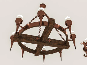 luz de techo contempor&aacute;nea 3d Modelo 3D