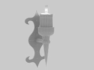 3d contemporary ceiling light 3D 模型